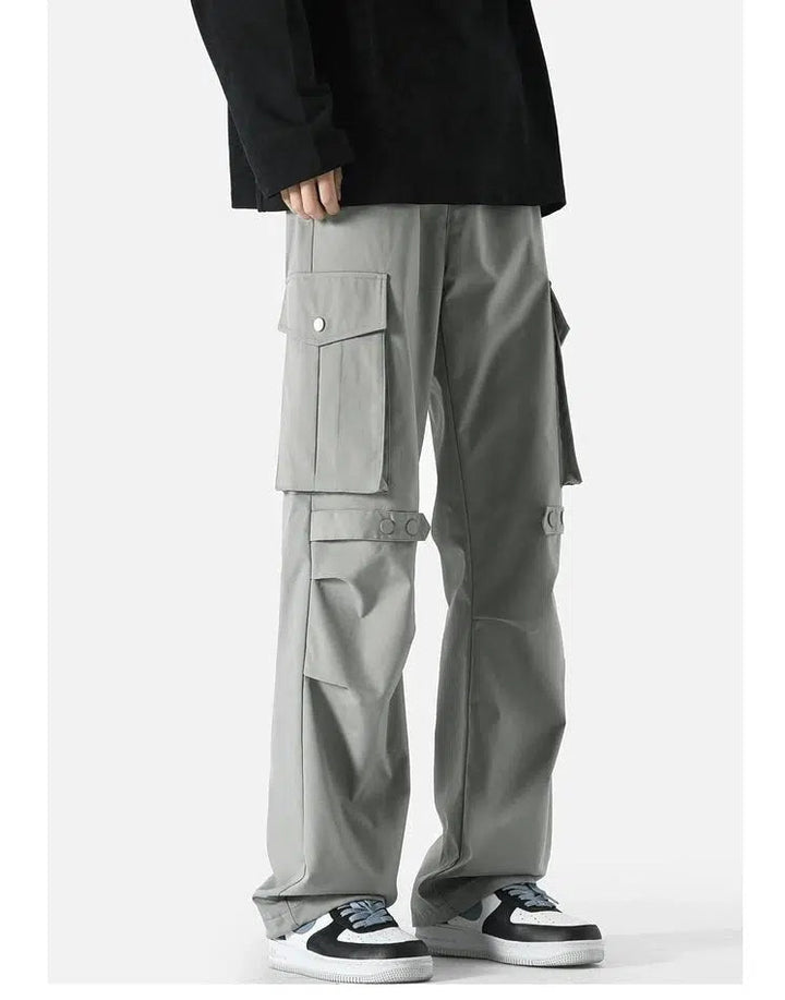 Relaxed Fit Cargo Pants with Pockets