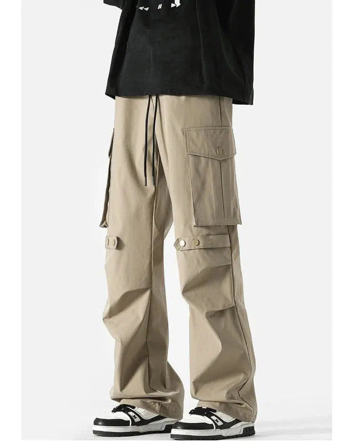 Relaxed Fit Cargo Pants with Pockets