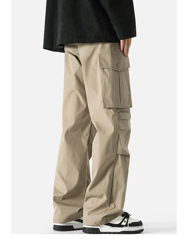 Relaxed Fit Cargo Pants with Pockets