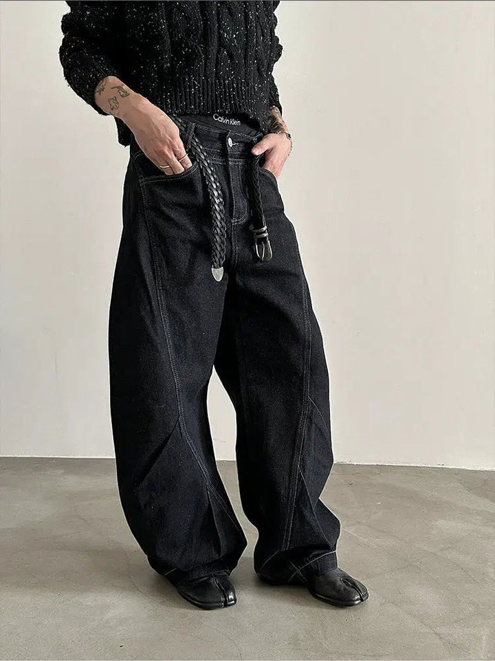 Relaxed Fit Denim Pants