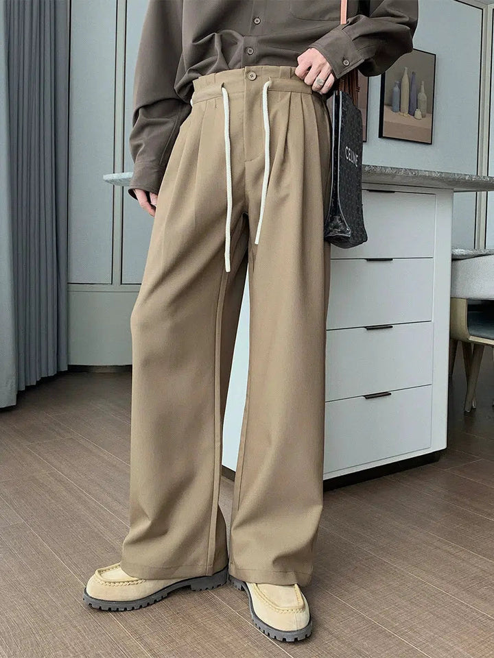 Relaxed Fit Drawstring Pants