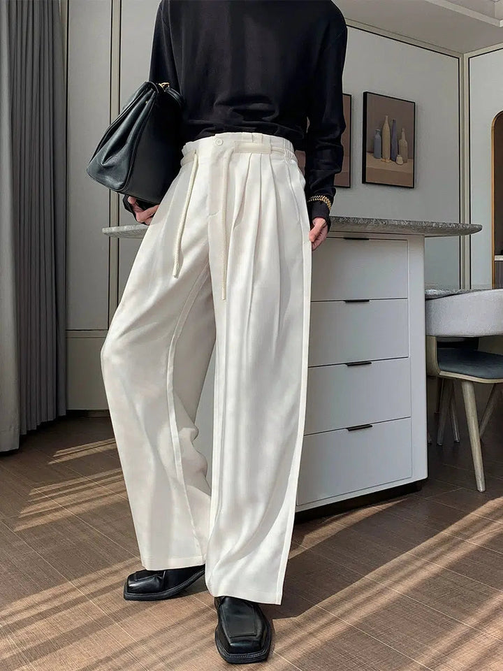 Relaxed Fit Drawstring Pants