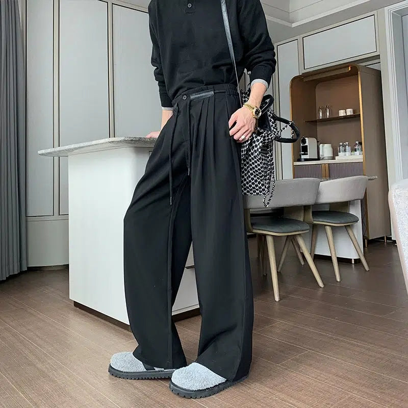 Relaxed Fit Drawstring Pants