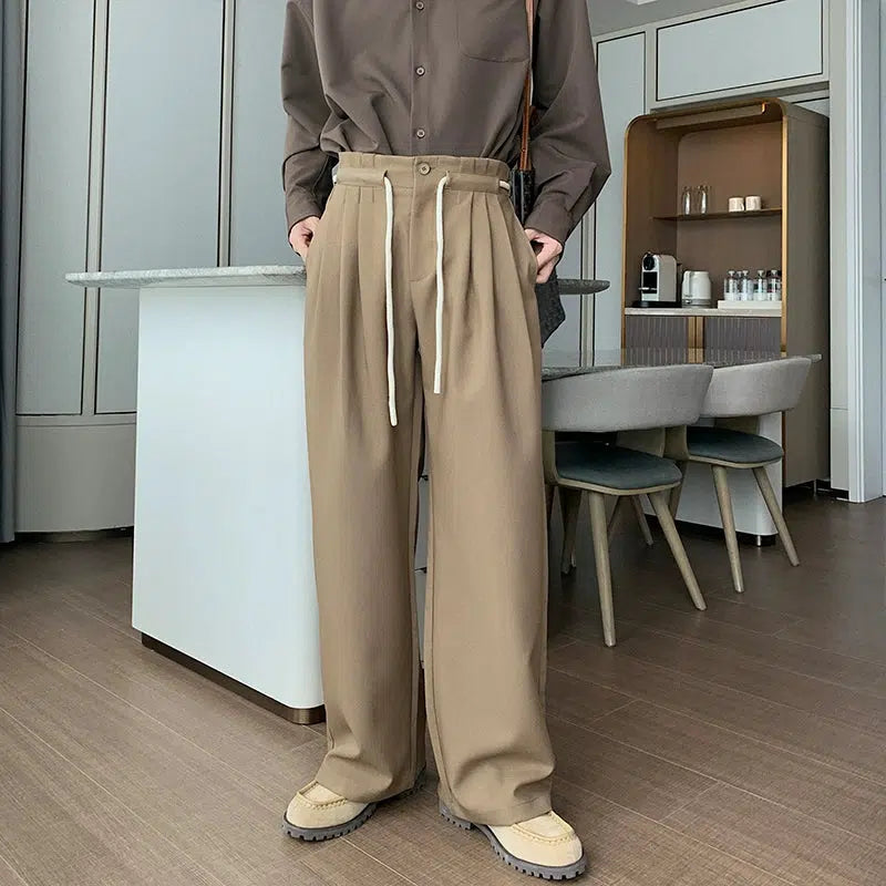 Relaxed Fit Drawstring Pants