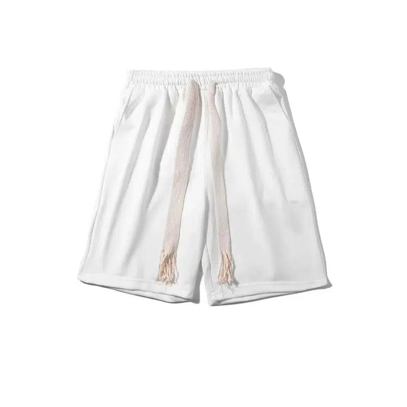 Relaxed Fit Drawstring Shorts