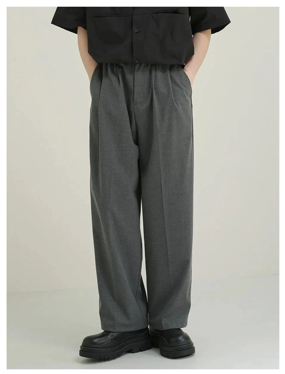 Relaxed Fit Drawstring Trousers