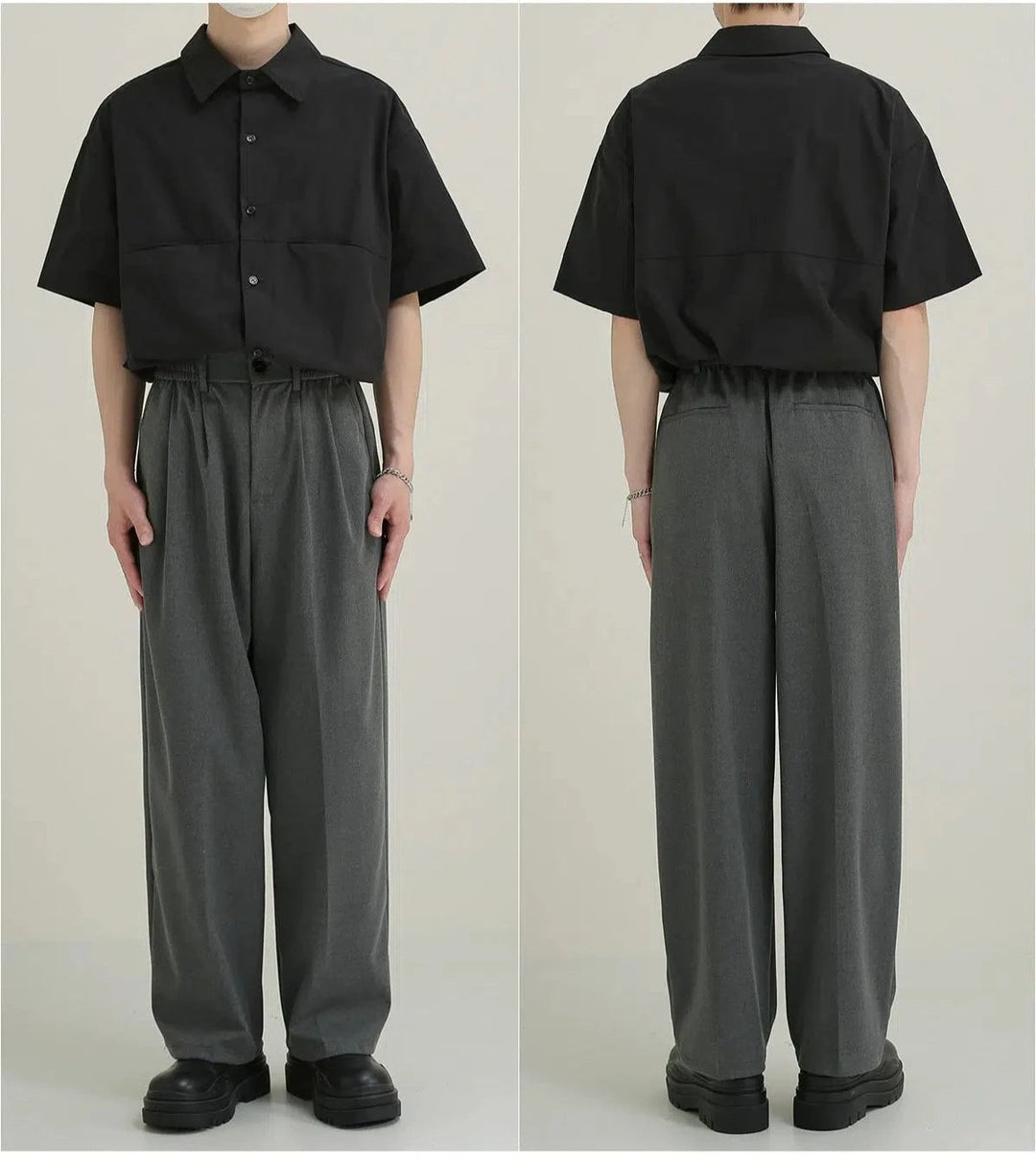 Relaxed Fit Drawstring Trousers