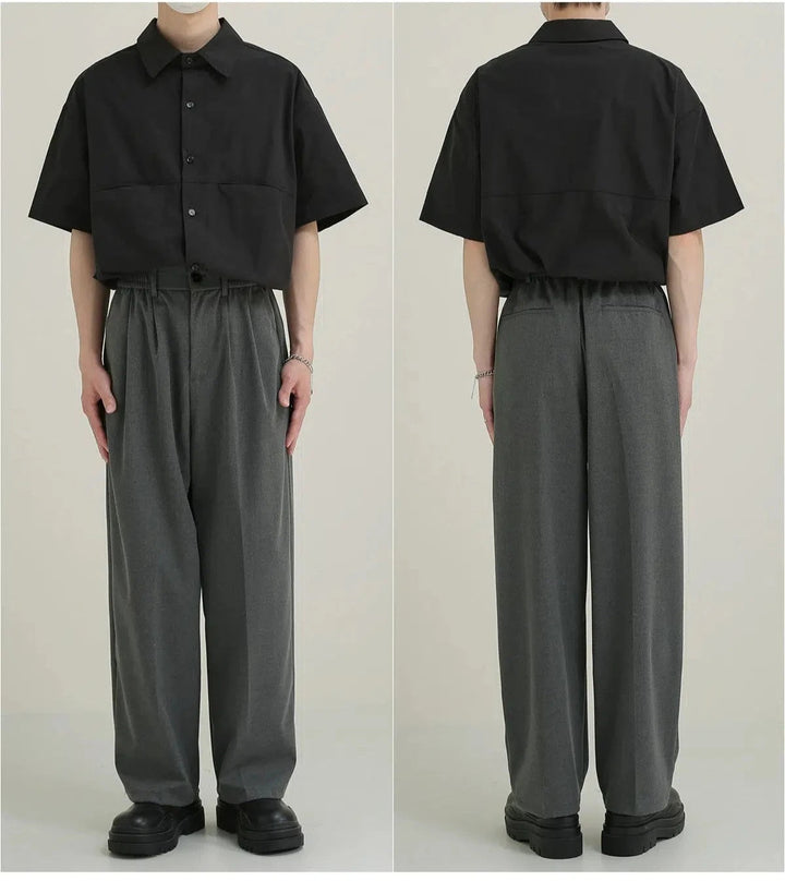 Relaxed Fit Drawstring Trousers