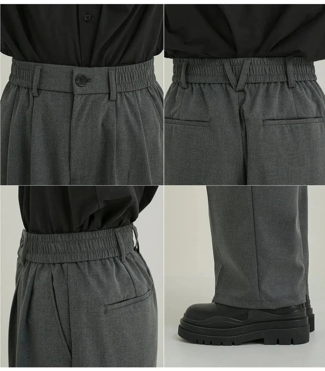 Relaxed Fit Drawstring Trousers