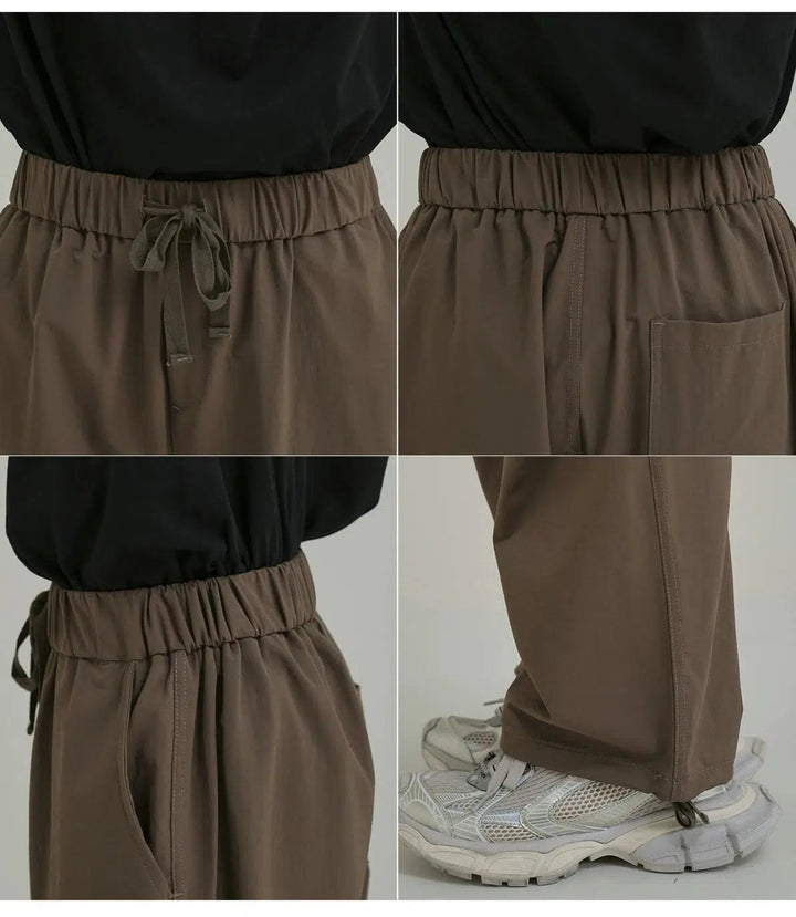 Relaxed Fit Quick-drying Nylon Pants