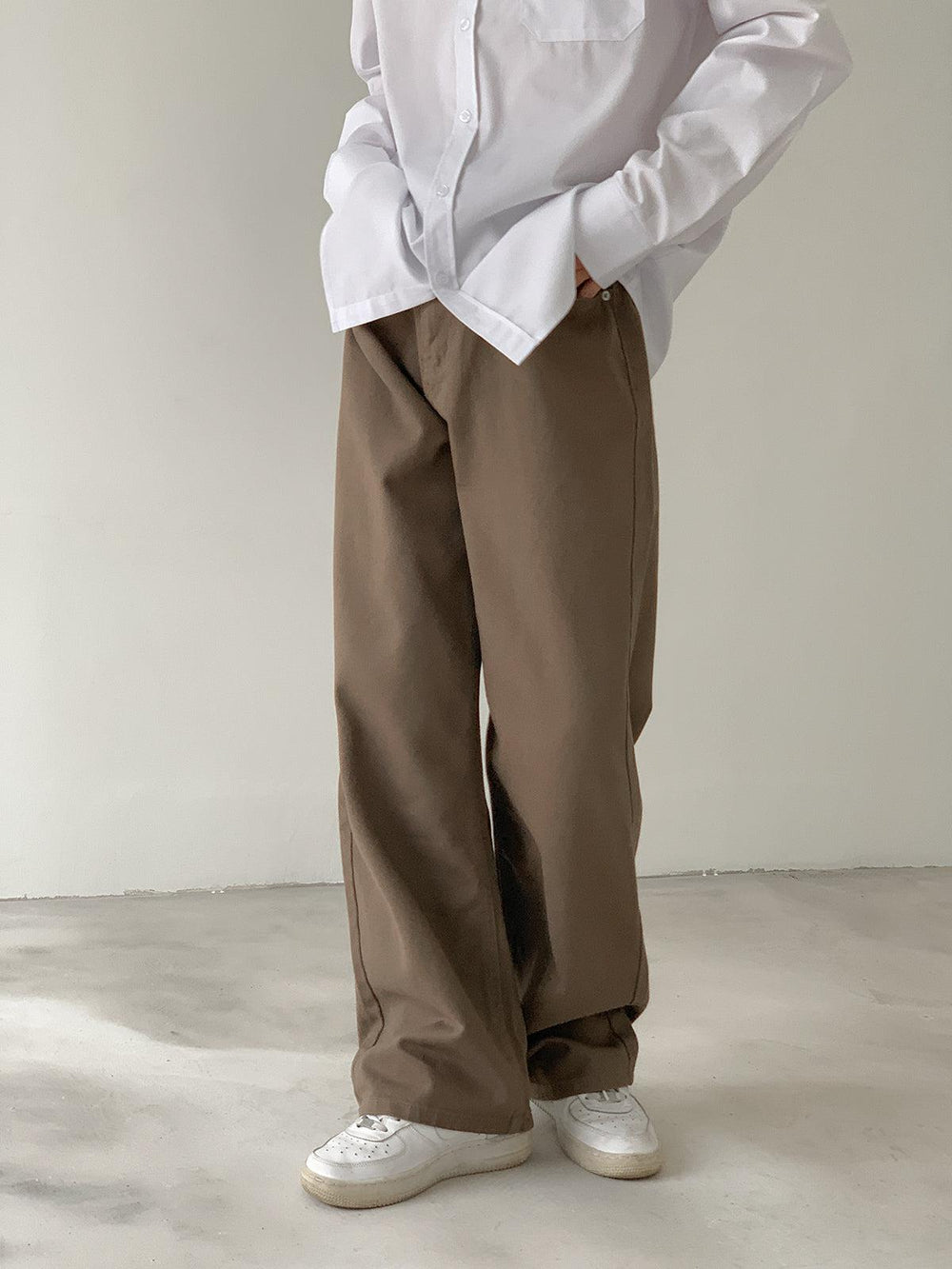 Relaxed Fit Straight-leg Trousers