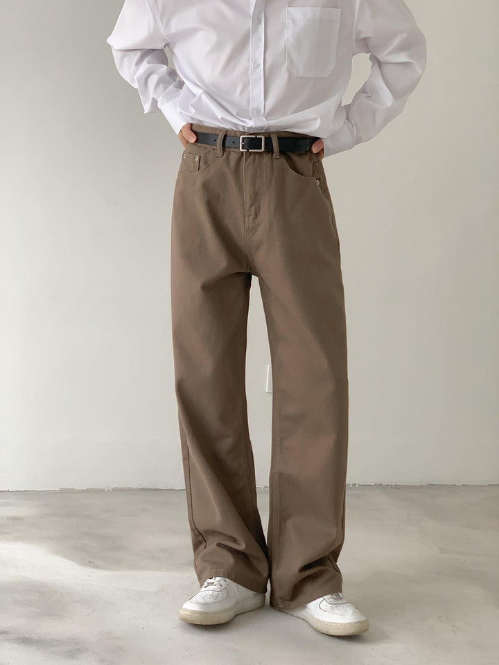 Relaxed Fit Straight-leg Trousers