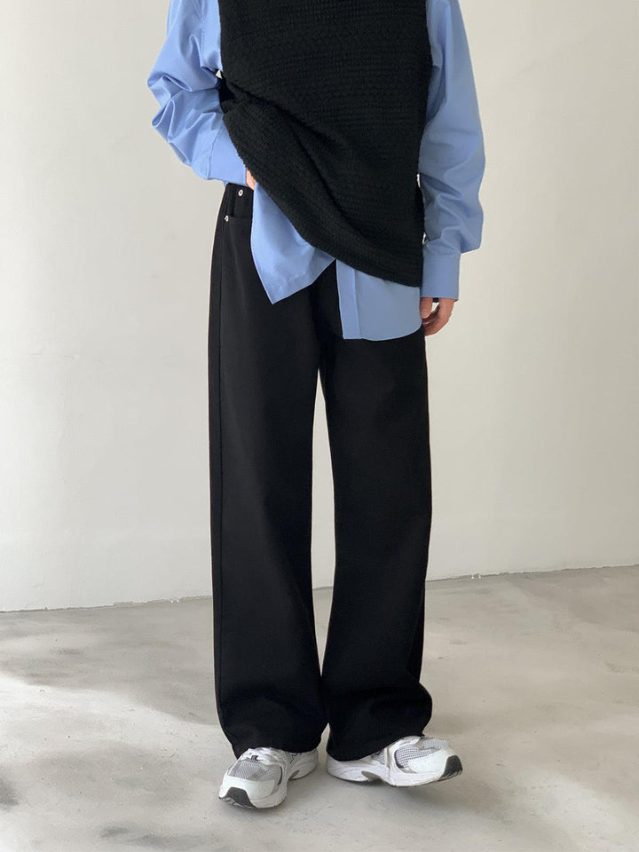 Relaxed Fit Straight-leg Trousers