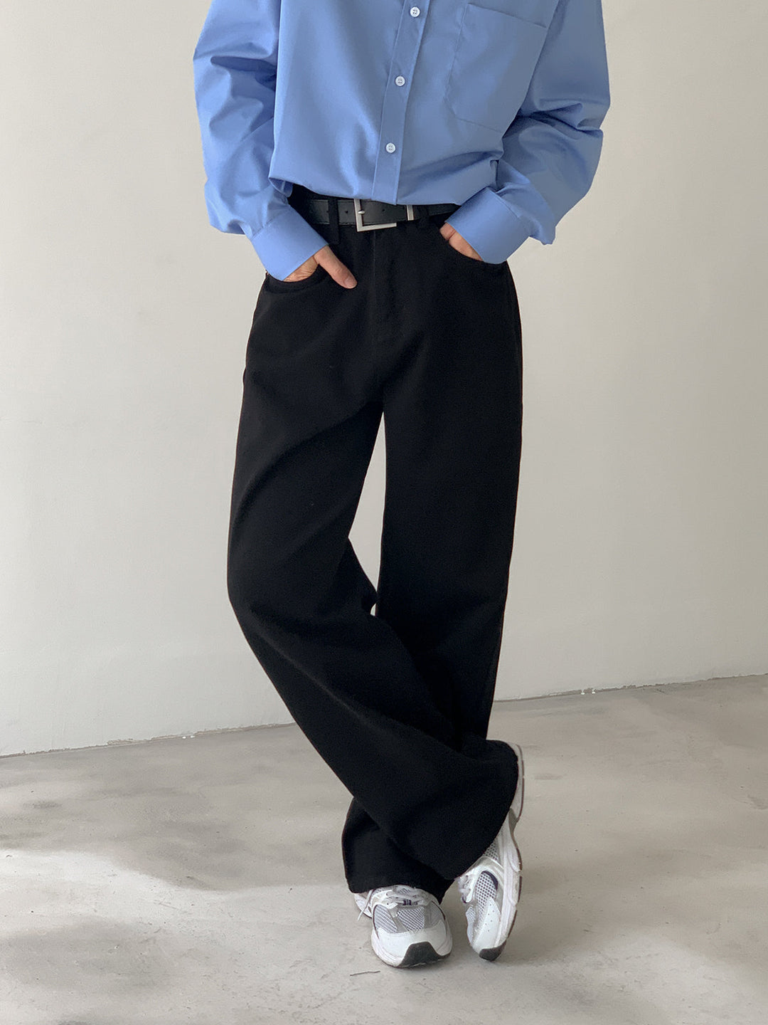 Relaxed Fit Straight-leg Trousers