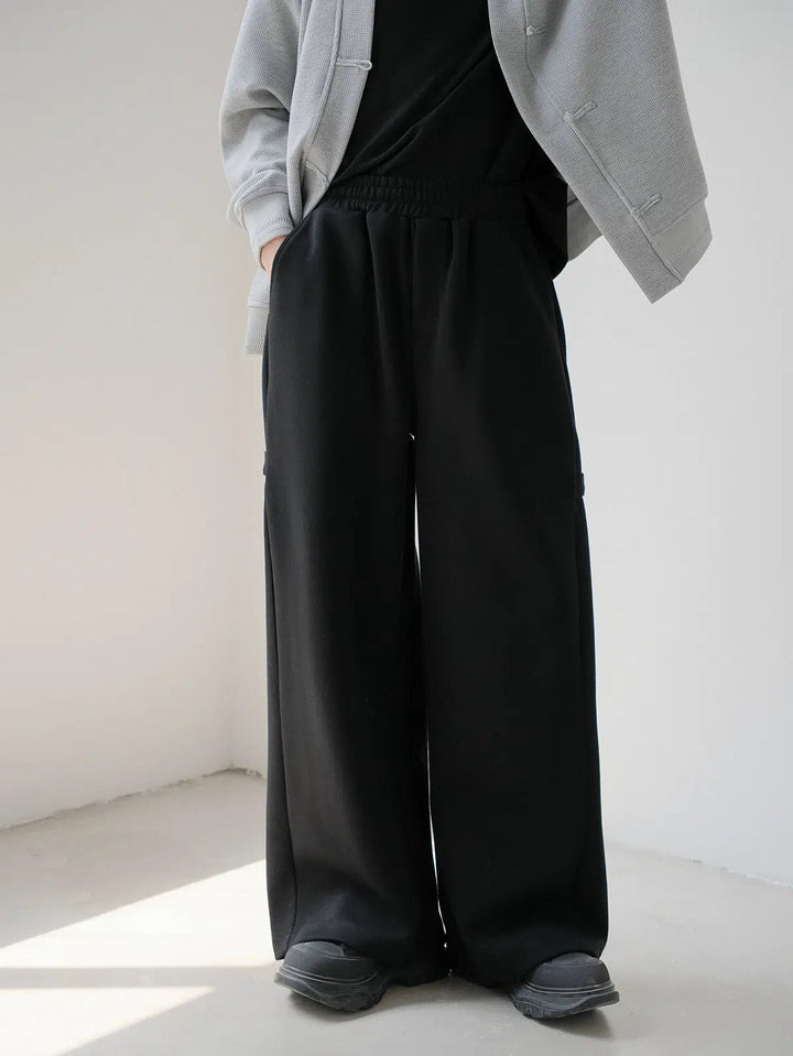 Relaxed Fit Wide-leg Sweatpants