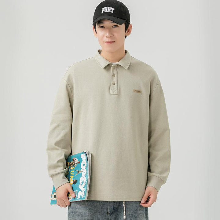 Relaxed-fit Long-sleeved Polo Shirt