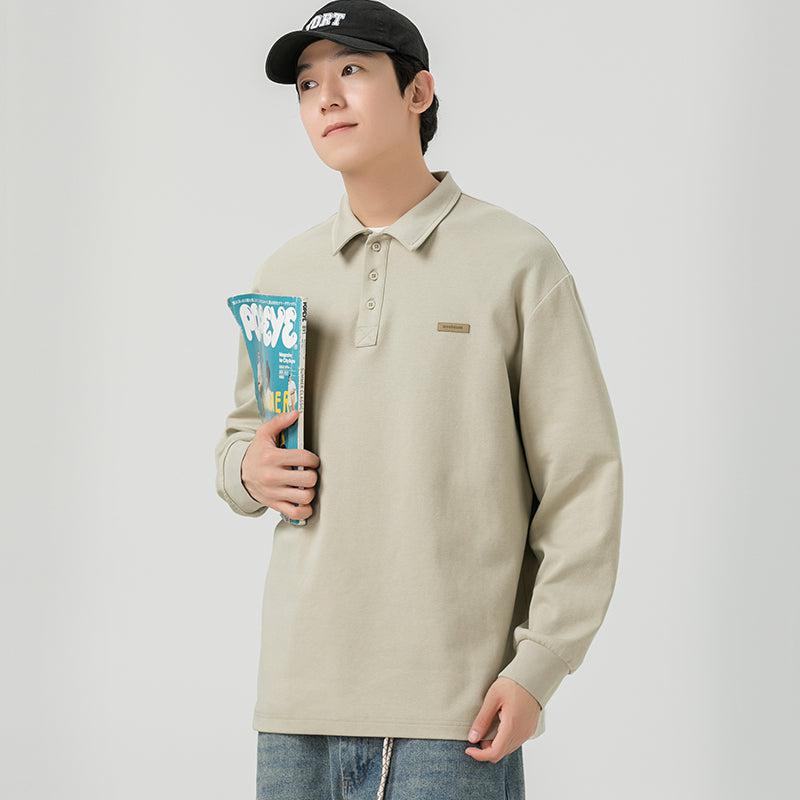 Relaxed-fit Long-sleeved Polo Shirt