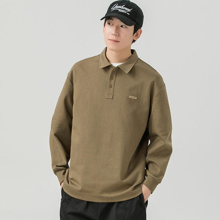 Relaxed-fit Long-sleeved Polo Shirt