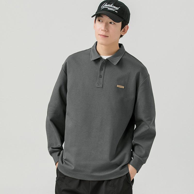 Relaxed-fit Long-sleeved Polo Shirt