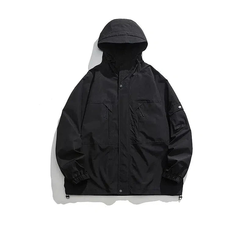 Removable Fleece Liner Hooded Jacket