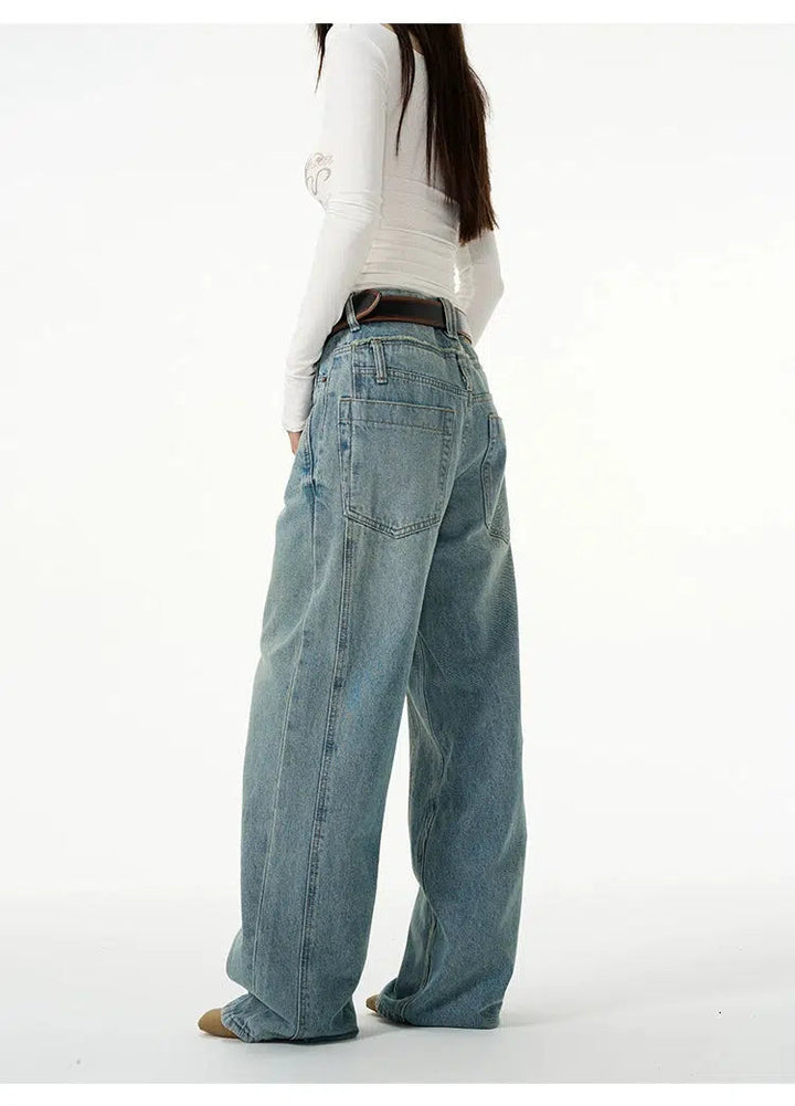 Retro Double Waist Trendy Jeans