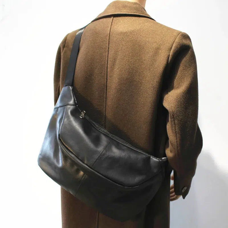 Retro Leather Hobo Bag