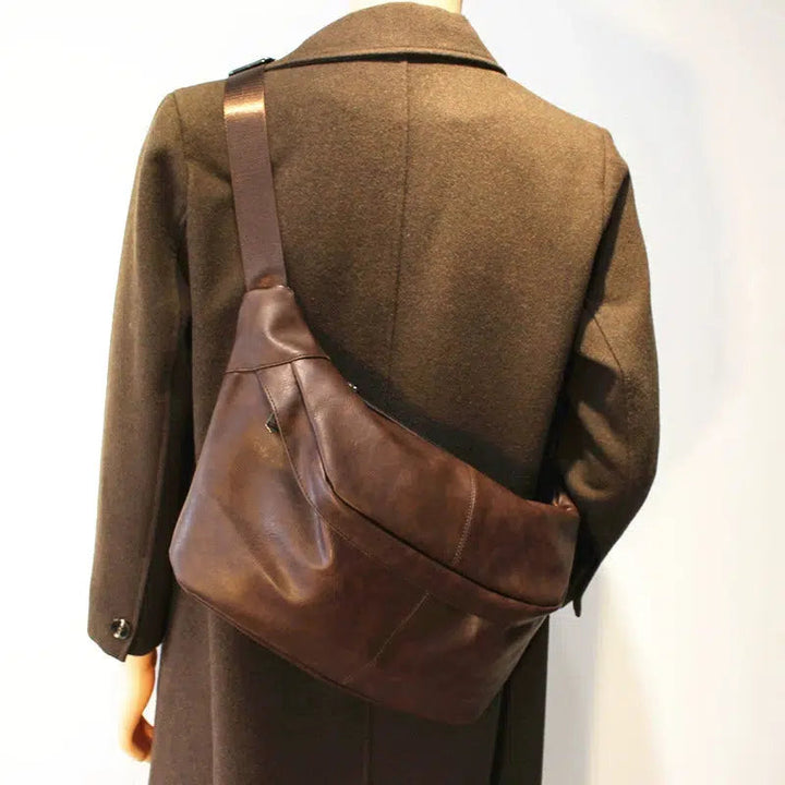 Retro Leather Hobo Bag