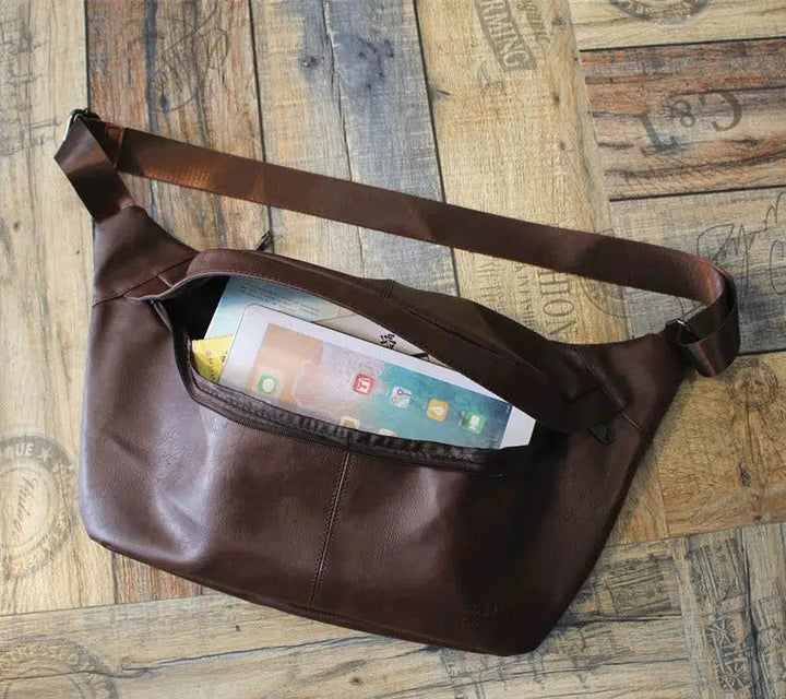 Retro Leather Hobo Bag