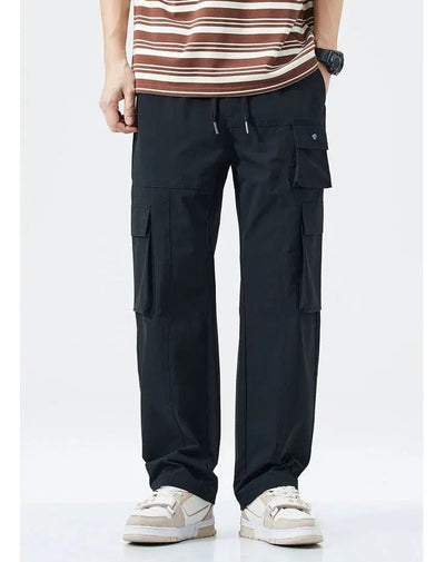 Multi-Pocket Cargo Pants – The Korean Fashion