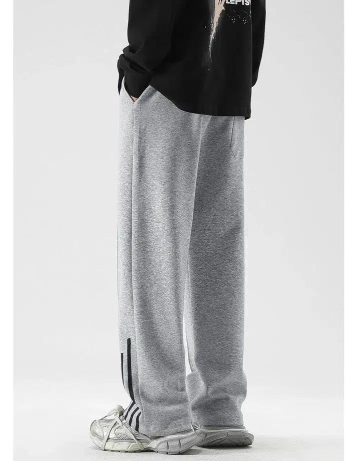 Retro Ribbon Drawstring Jogging Pants