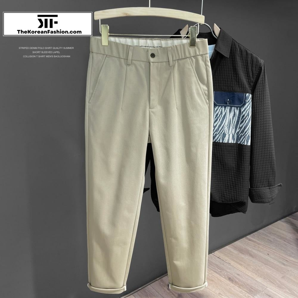 Retro Tapered Casual Pants