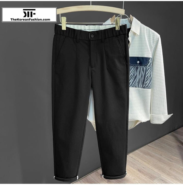 Retro Tapered Casual Pants