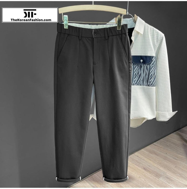 Retro Tapered Casual Pants