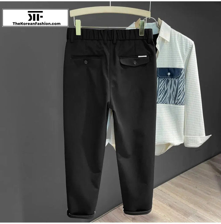 Retro Tapered Casual Pants