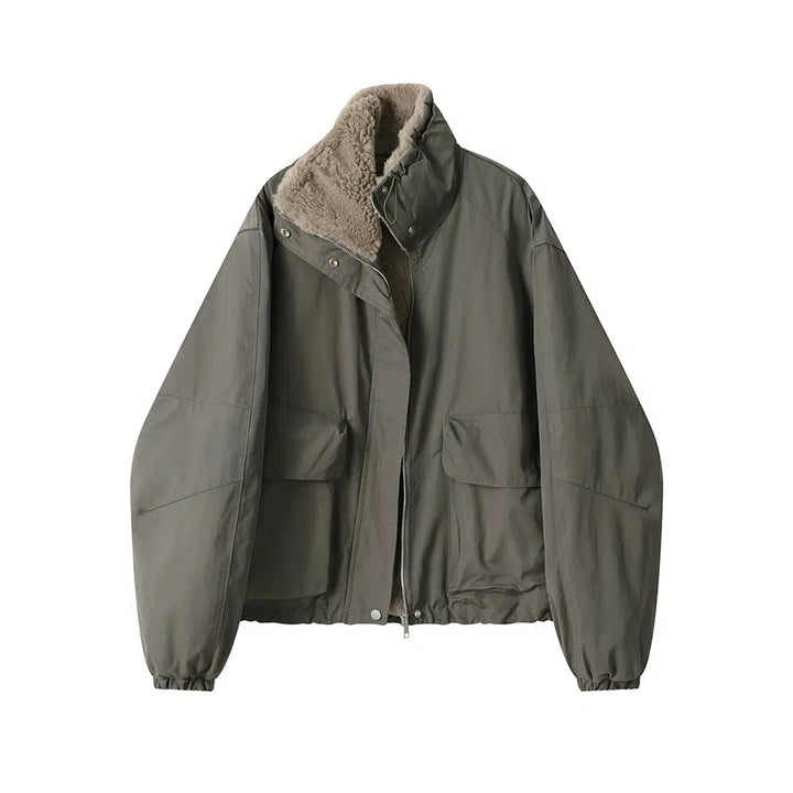 Reversible Fleece-Lined Coat