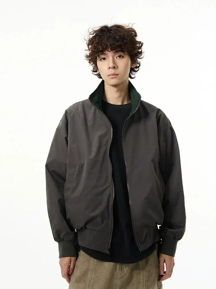 Reversible Full Zip Spring Jacket