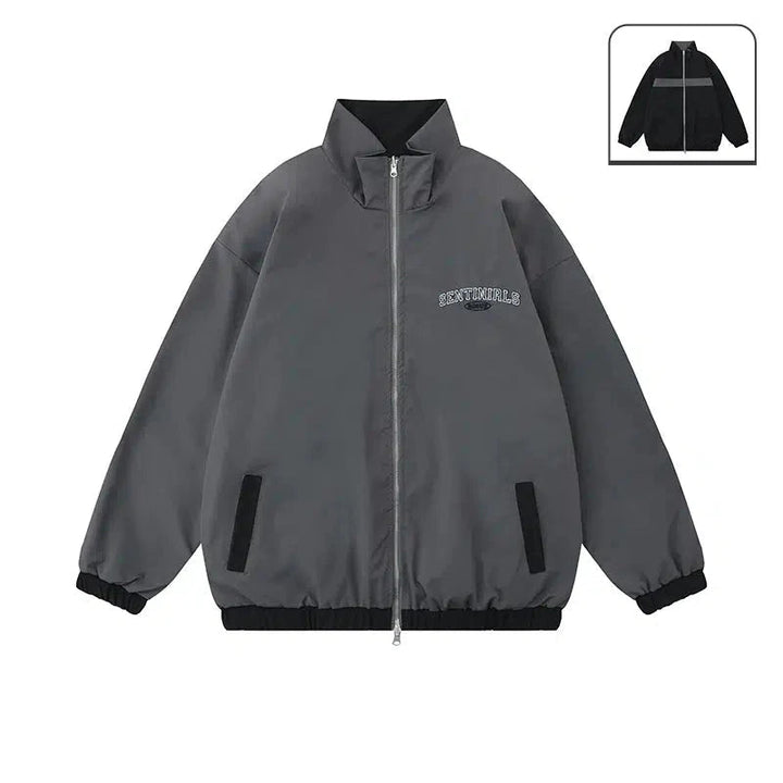 Reversible Windbreaker Jacket