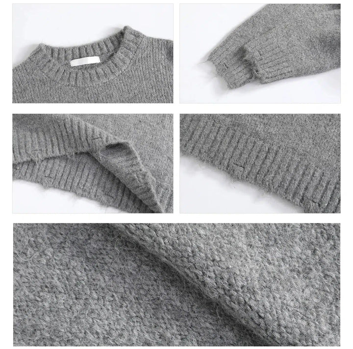 Ripped Crewneck Sweater