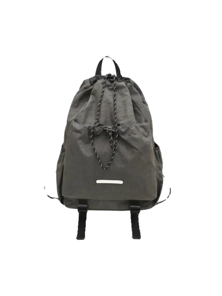 Rope Accent Drawstring Backpack