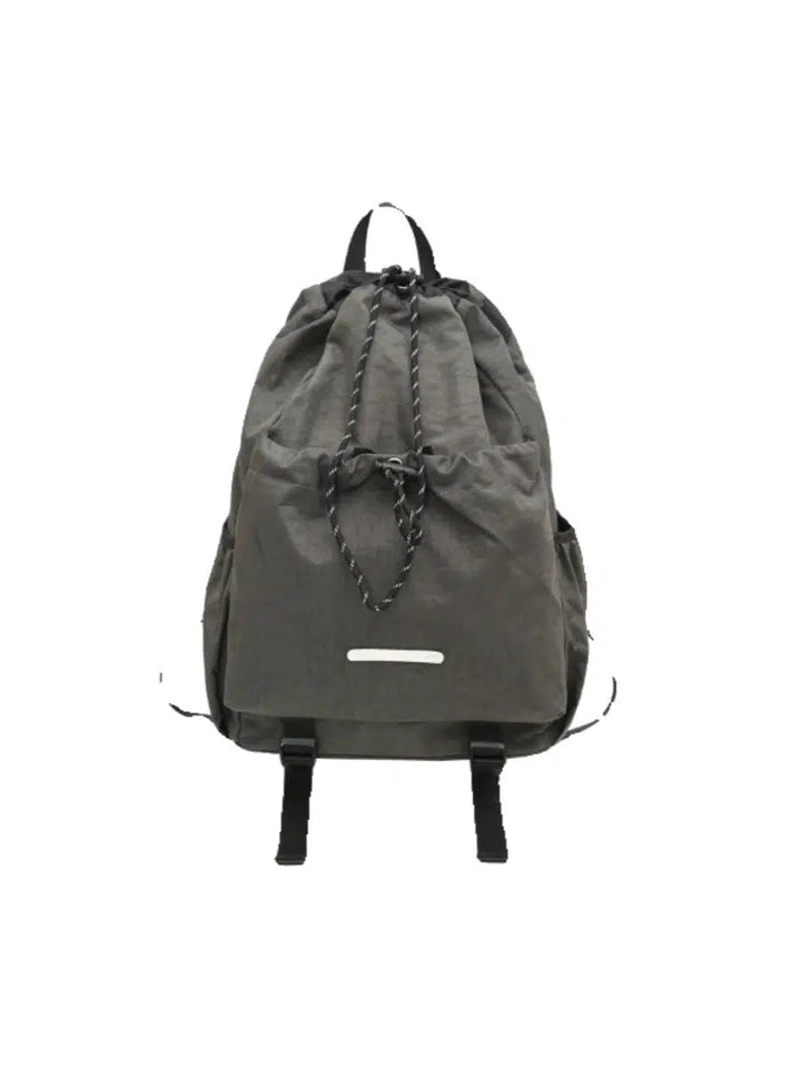 Rope Accent Drawstring Backpack