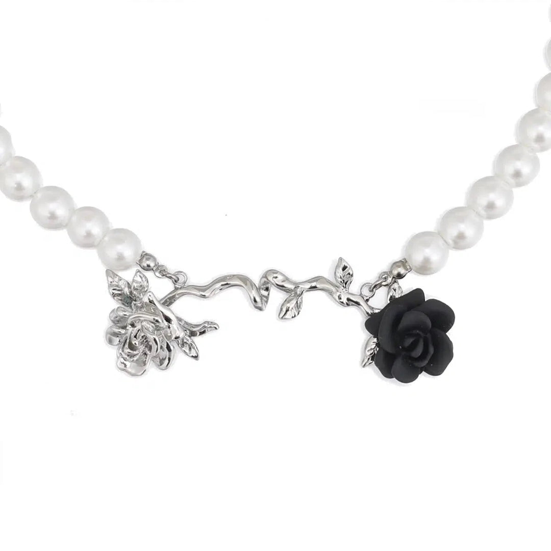 Rose Pearl Necklace