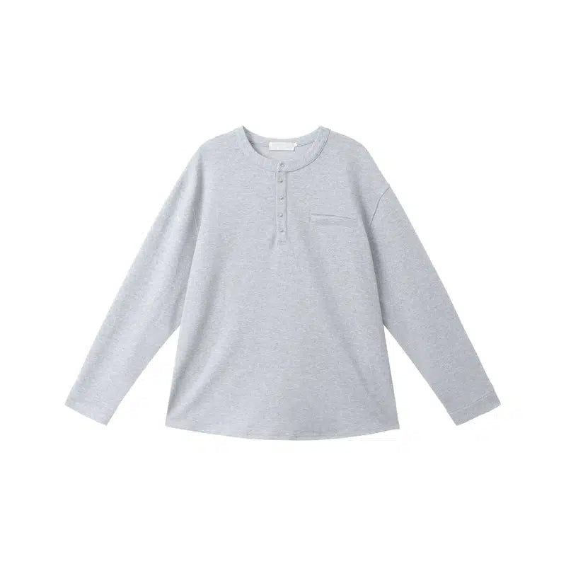 Round Neck Long Sleeve Pullover