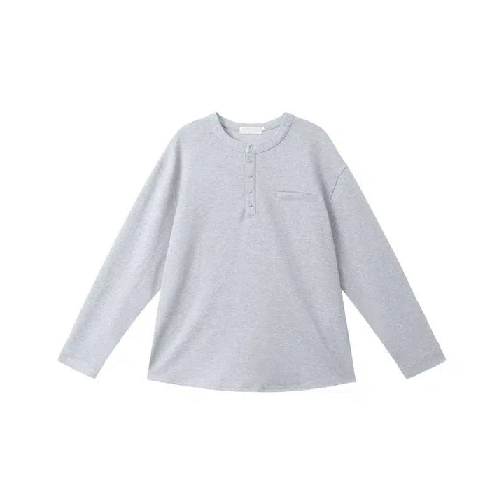 Round Neck Long Sleeve Pullover