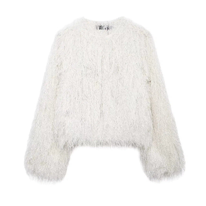 Shaggy Faux Fur Coat