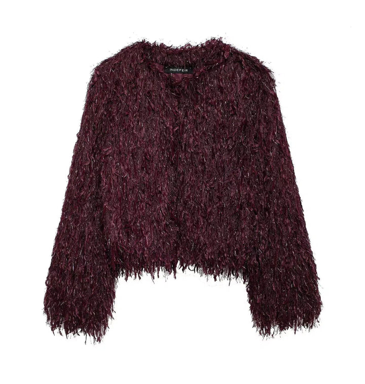 Shaggy Faux Fur Coat