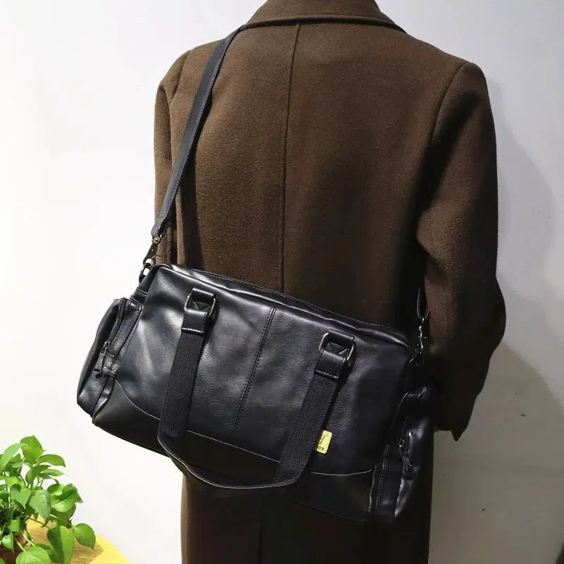 Short Distance Leather Travel Bag