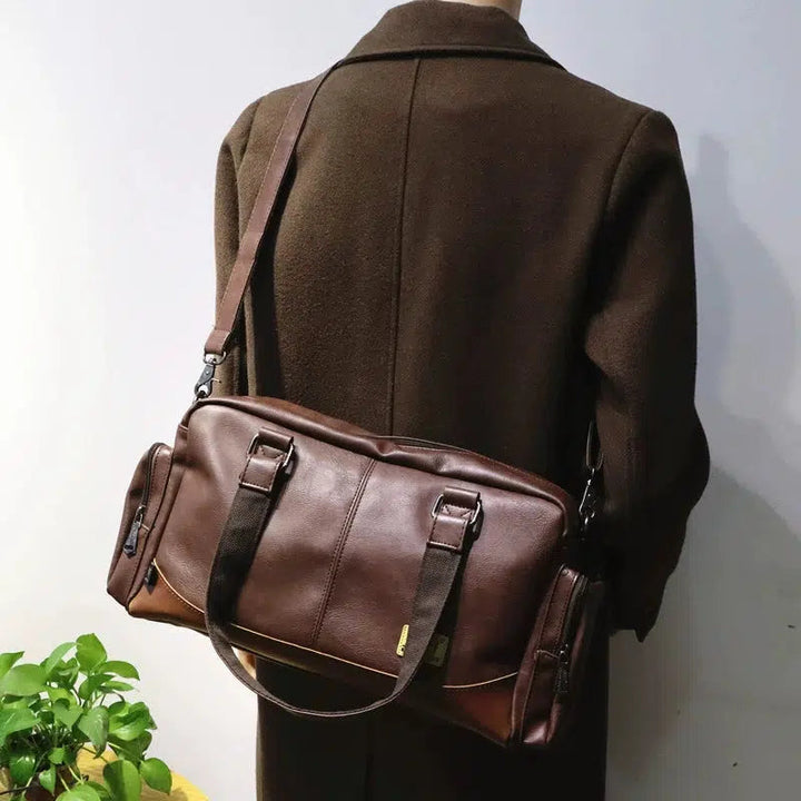 Short Distance Leather Travel Bag