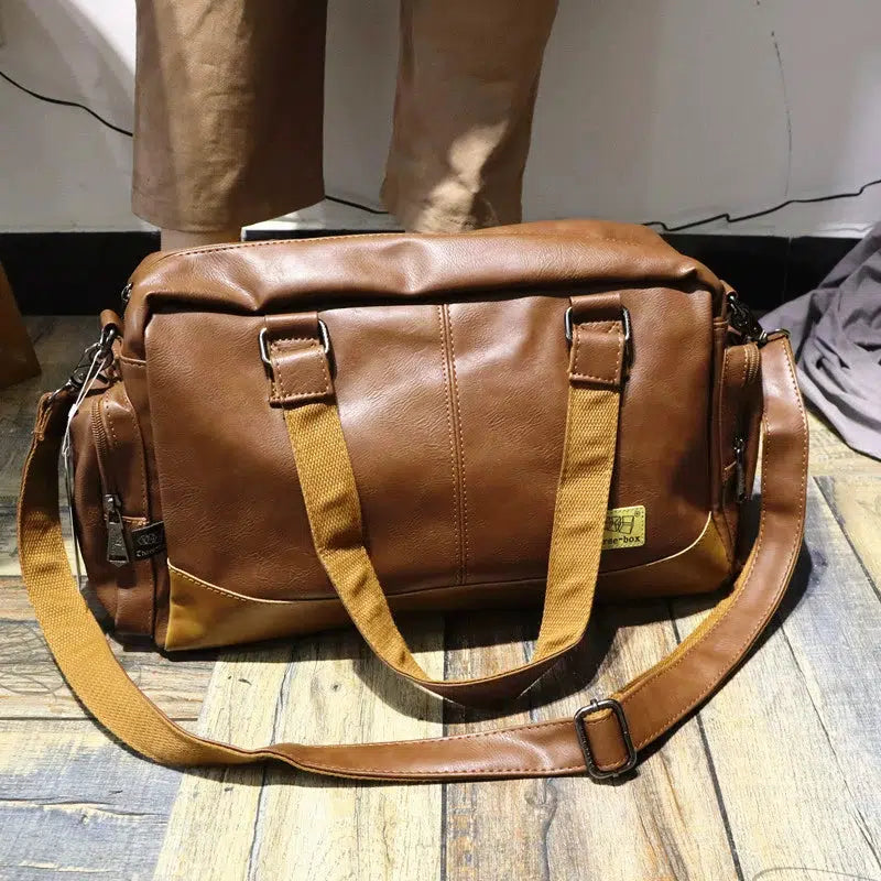 Short Distance Leather Travel Bag