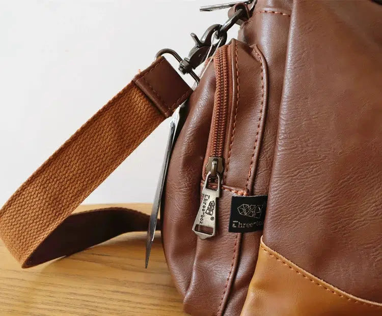 Short Distance Leather Travel Bag