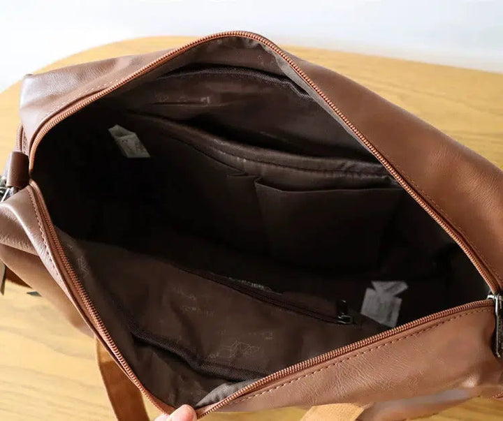 Short Distance Leather Travel Bag